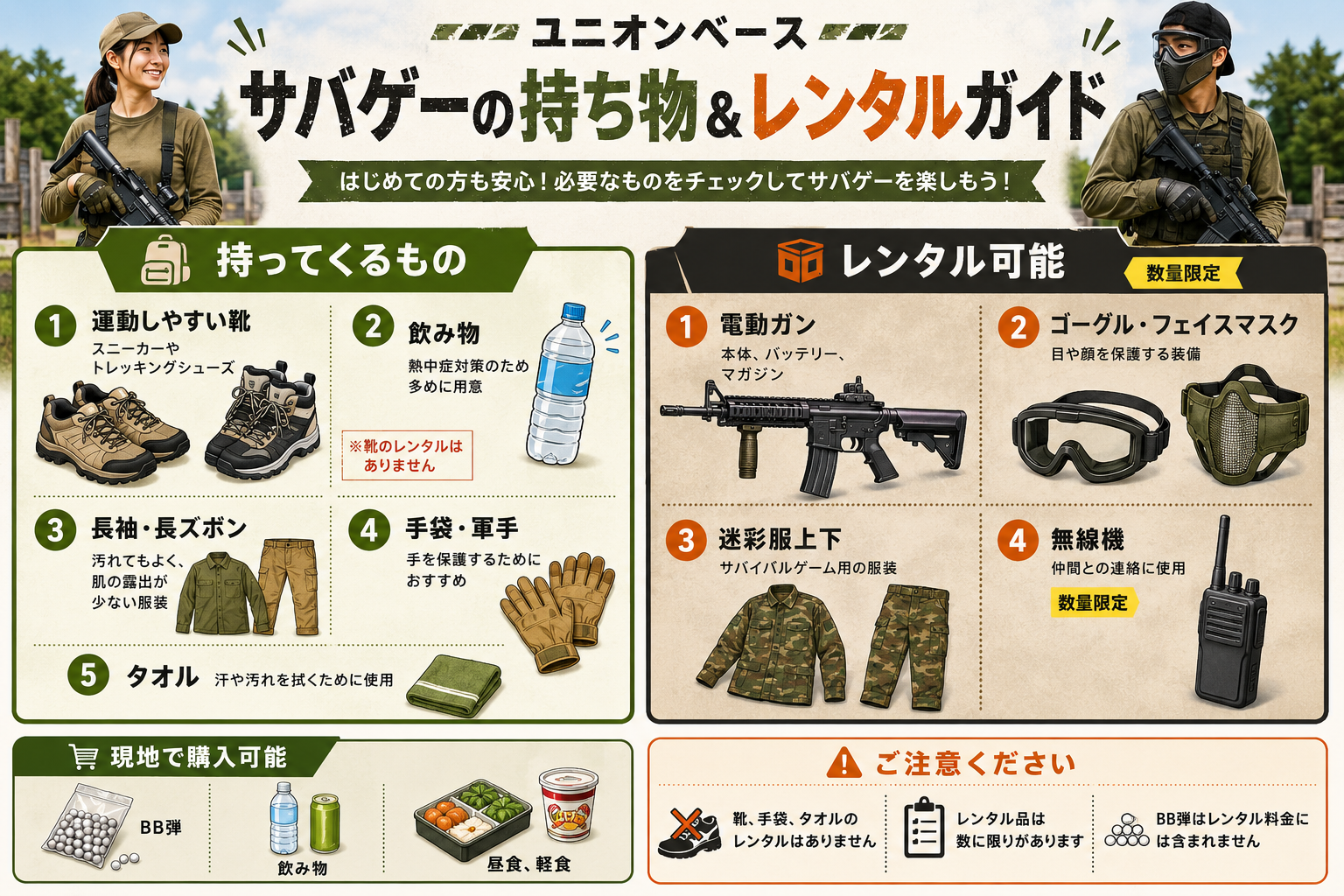 4. 準備は万全!必要な持ち物